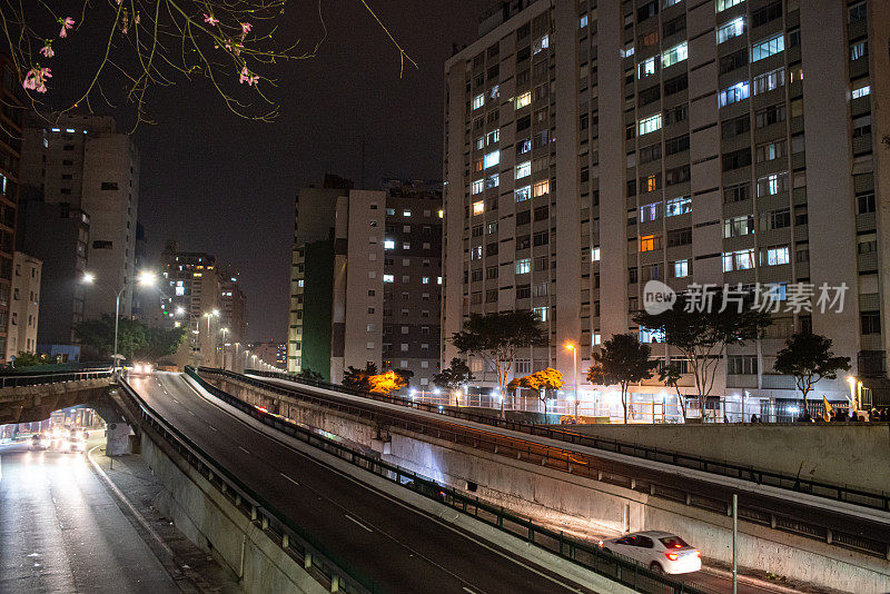 São保罗大街的夜晚- São保罗大街